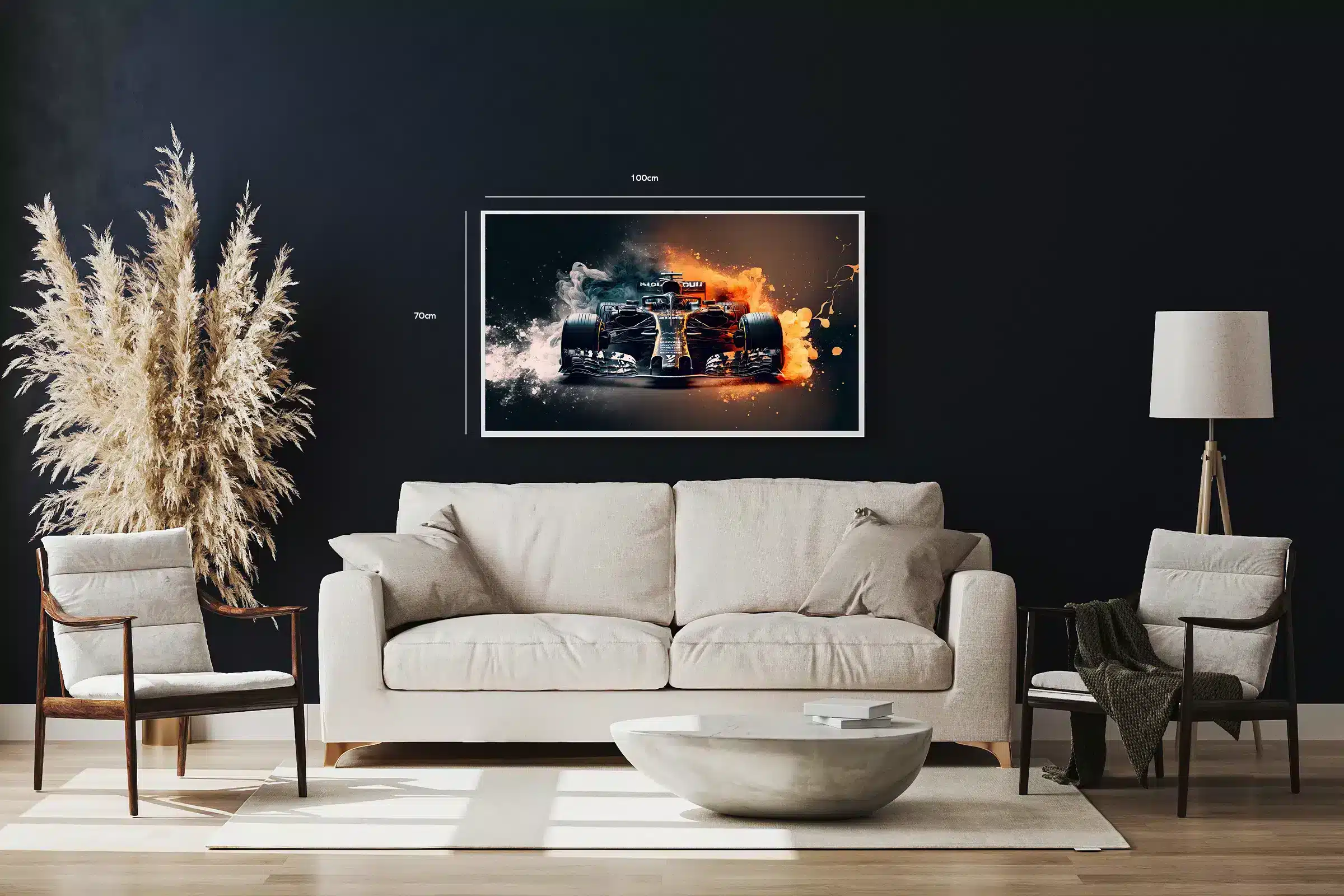 Dynamisk Formel 1 Kunst