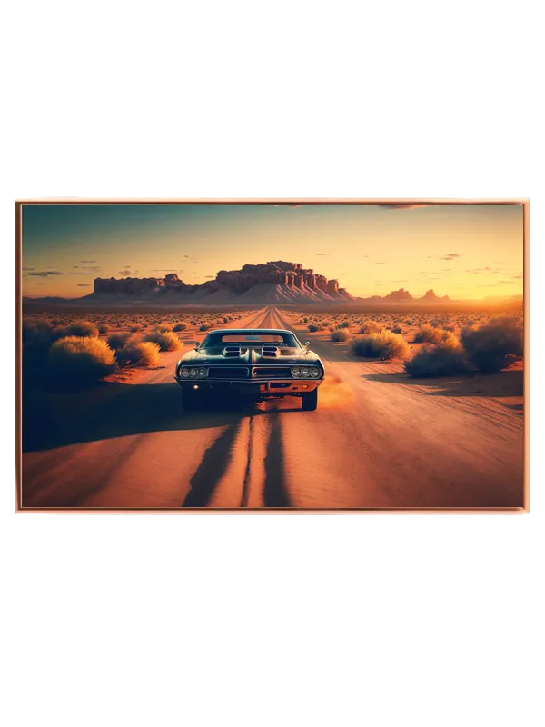 Klassisk Muscle Car Kørsel