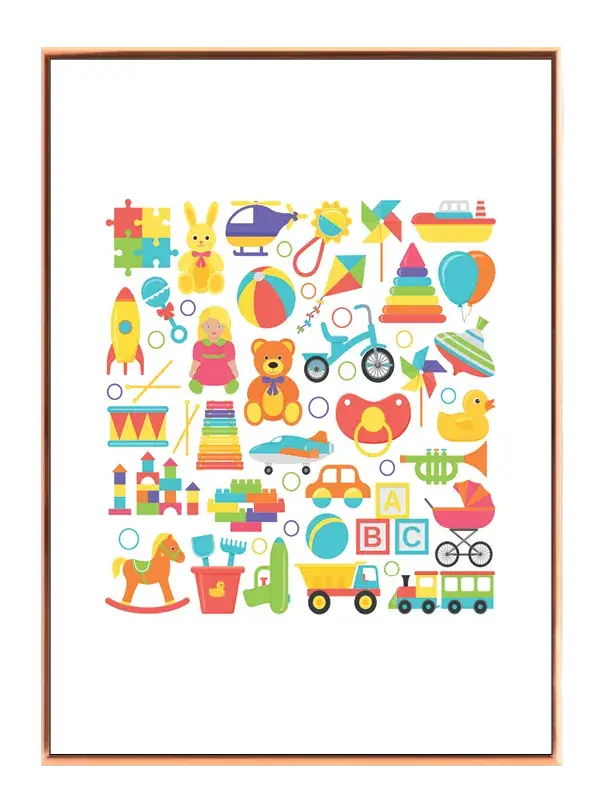 Playful Baby Toy Collection Plakat