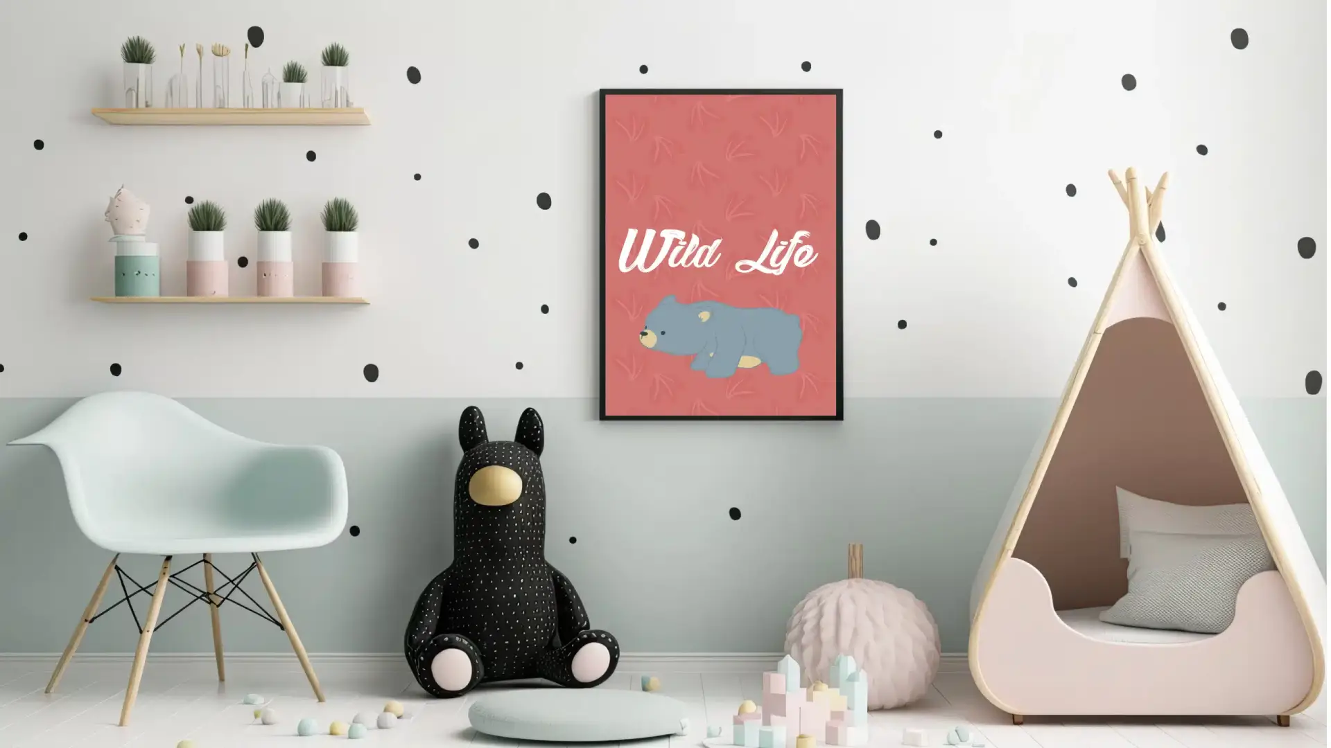 Gentle Wild Bear Plakat
