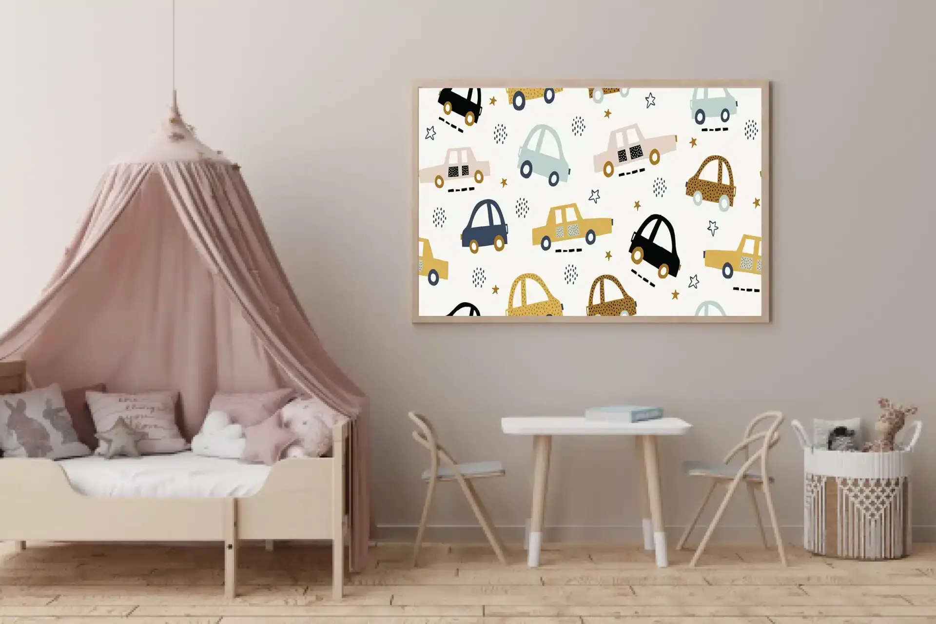 Playful Colorful Cars Plakat
