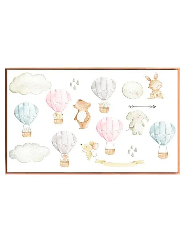 Playful Balloon Animal Friends Plakat