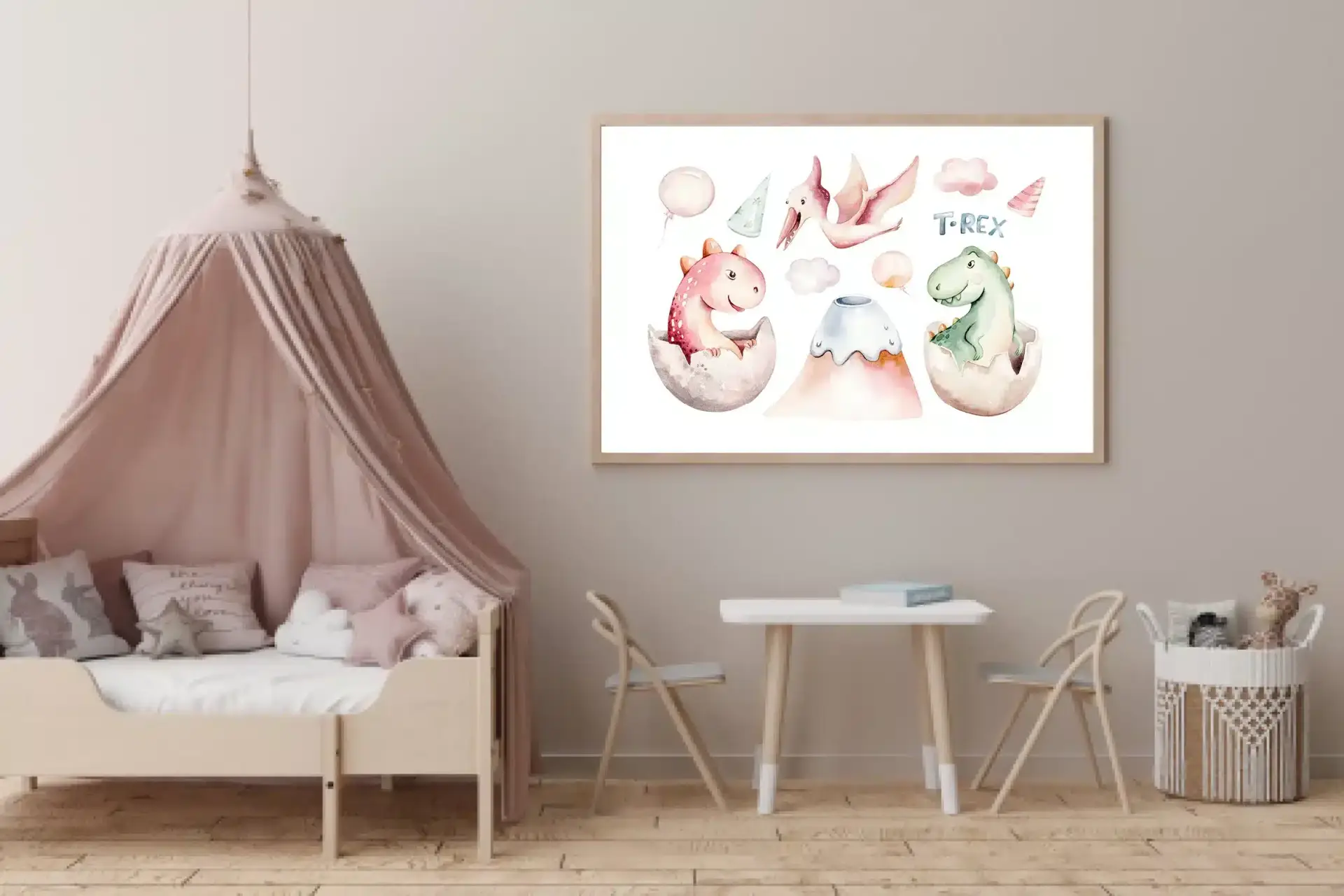 Gentle Baby Dinosaur Friends Plakat