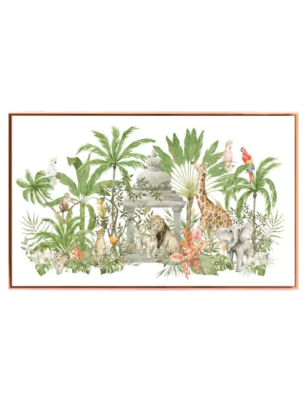 Playful Safari Jungle Friends Plakat