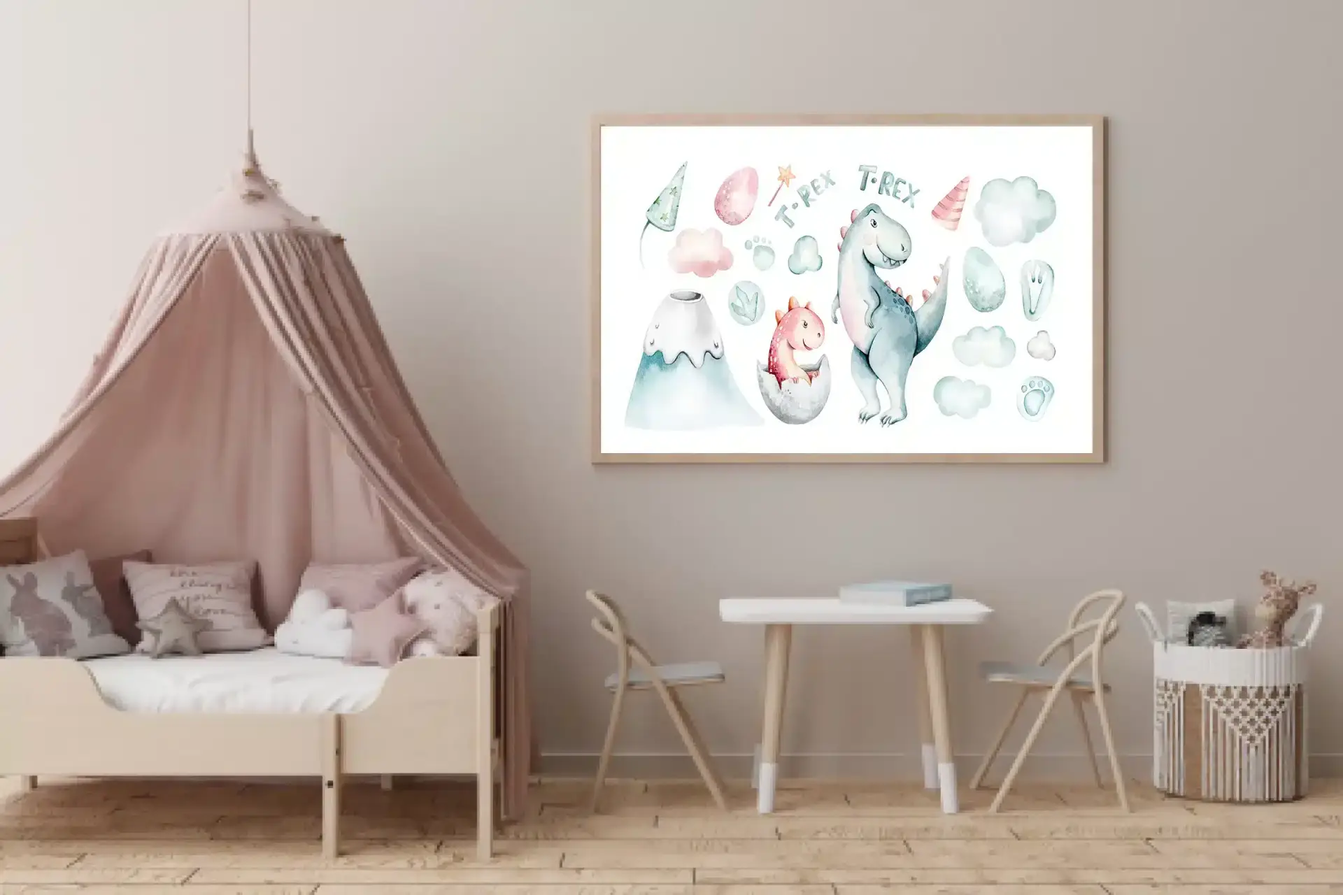 Playful T Rex Adventure Plakat