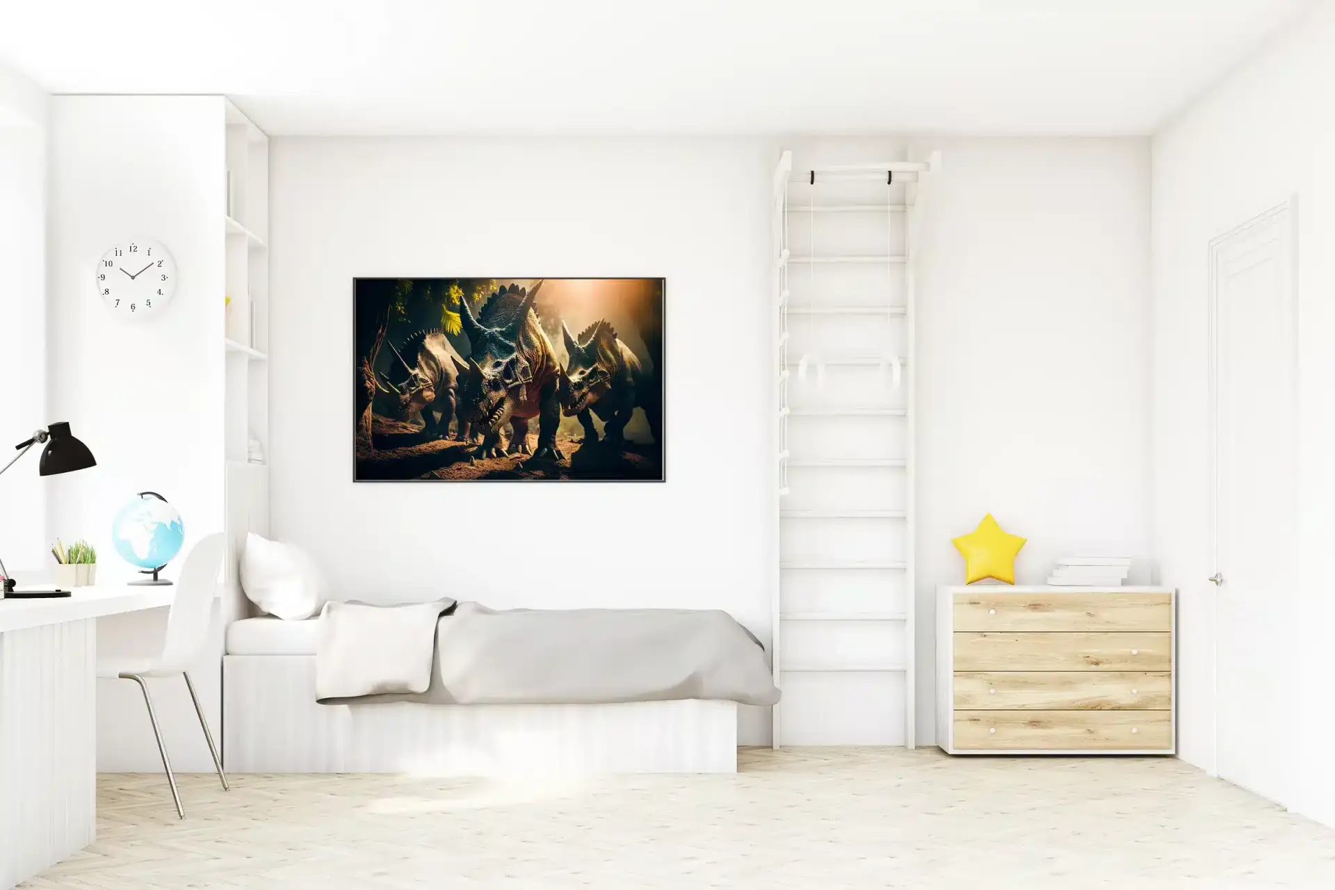 Mighty Triceratops Adventure Plakat
