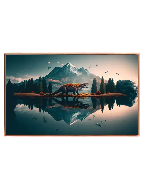 Mysterious Mountain Dinosaur Adventure Plakat