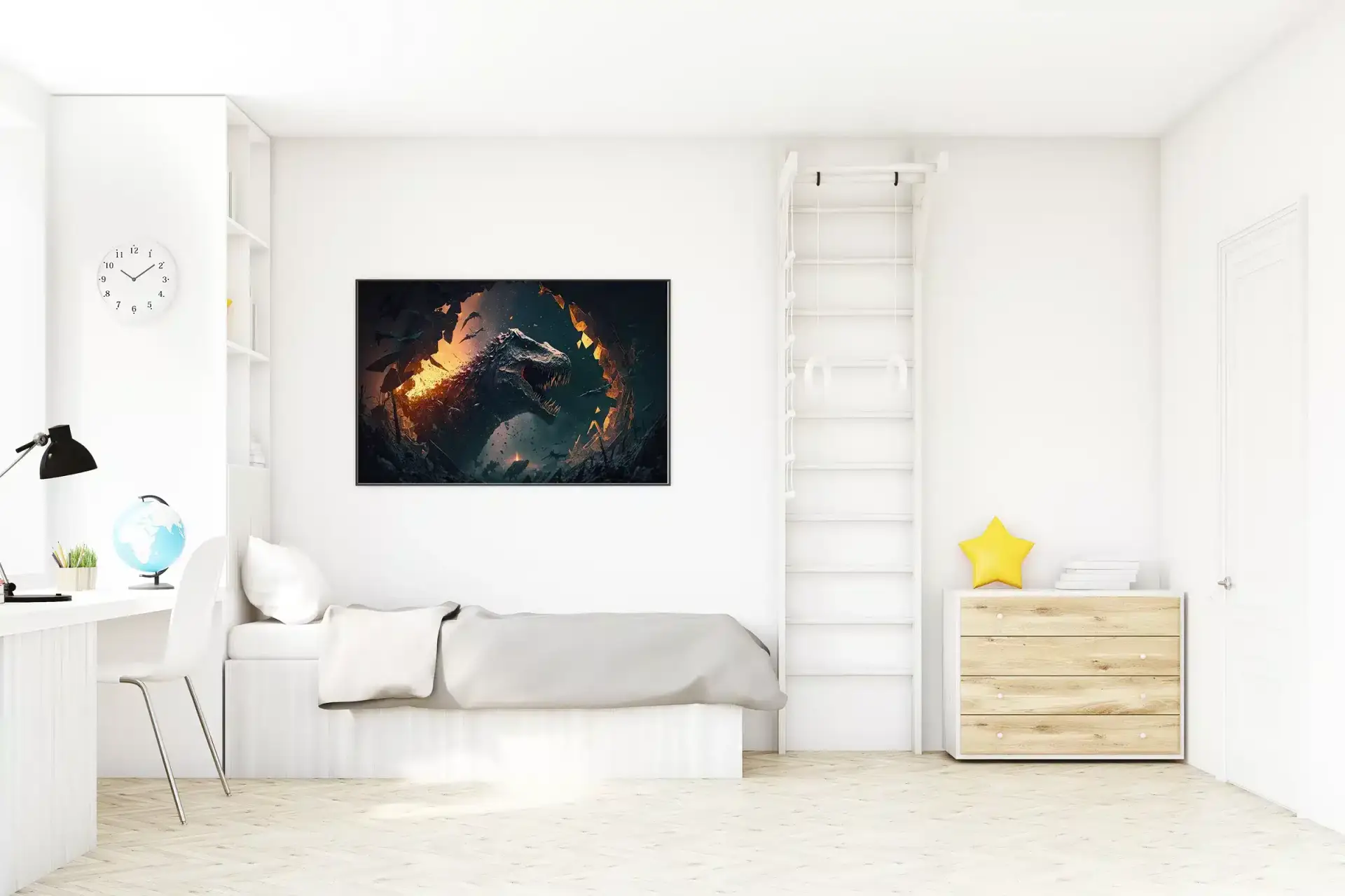 Epic Fierce Tyrannosaurus Plakat