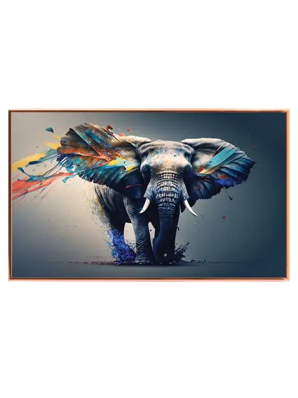 Magical Elephant In Color Splash Plakat