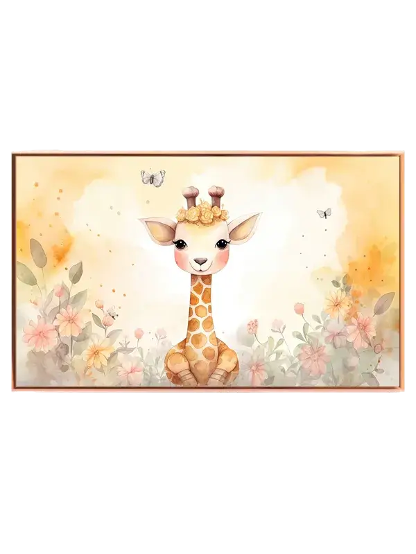 Gentle Baby Giraffe Wonder Plakat