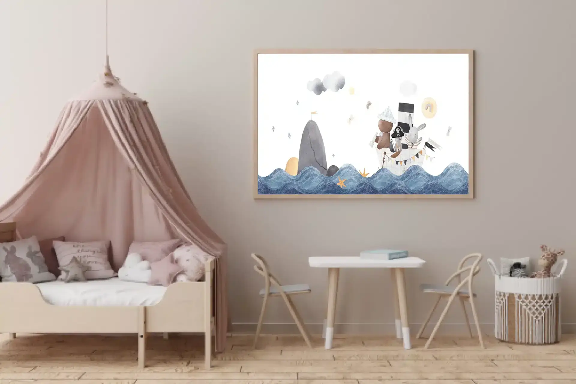 Playful Pirate Bear Adventure Plakat