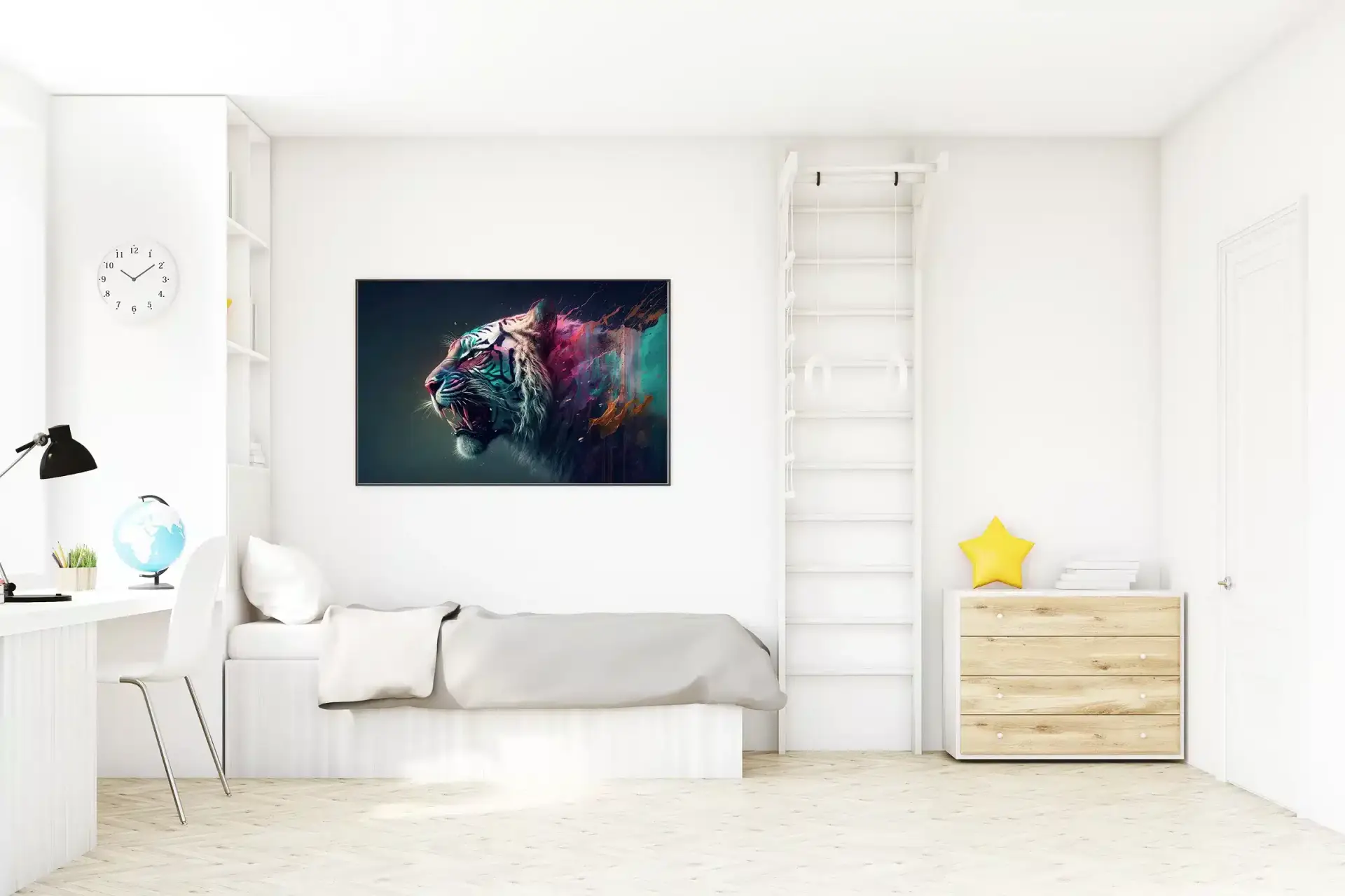 Fierce Dreamy Tiger Plakat