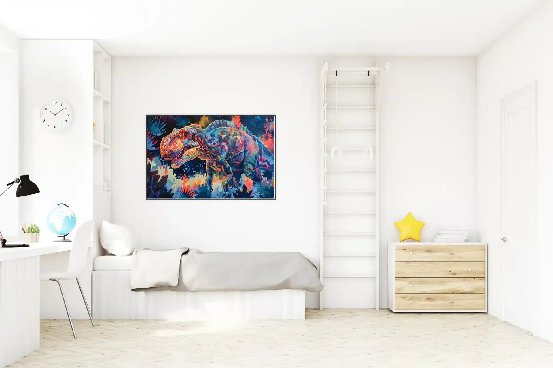 Vibrant Dinosaur Adventure Plakat