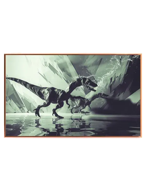 Mysterious Shadow Dinosaur Chase Plakat