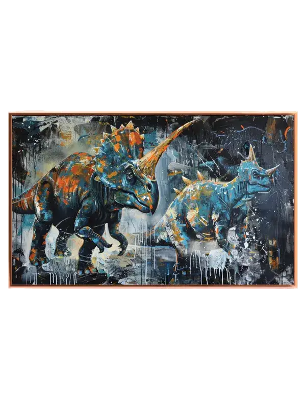 Brave Triceratops Adventure Plakat