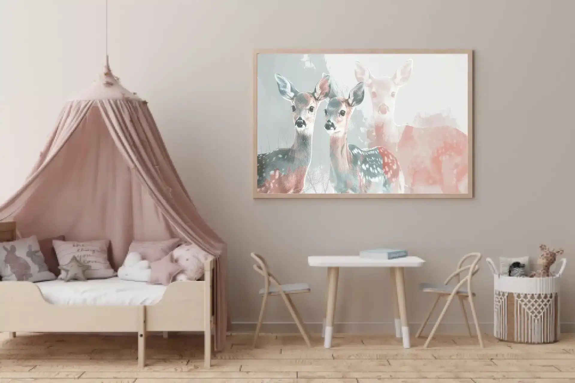 Gentle Deer Forest Friends Plakat