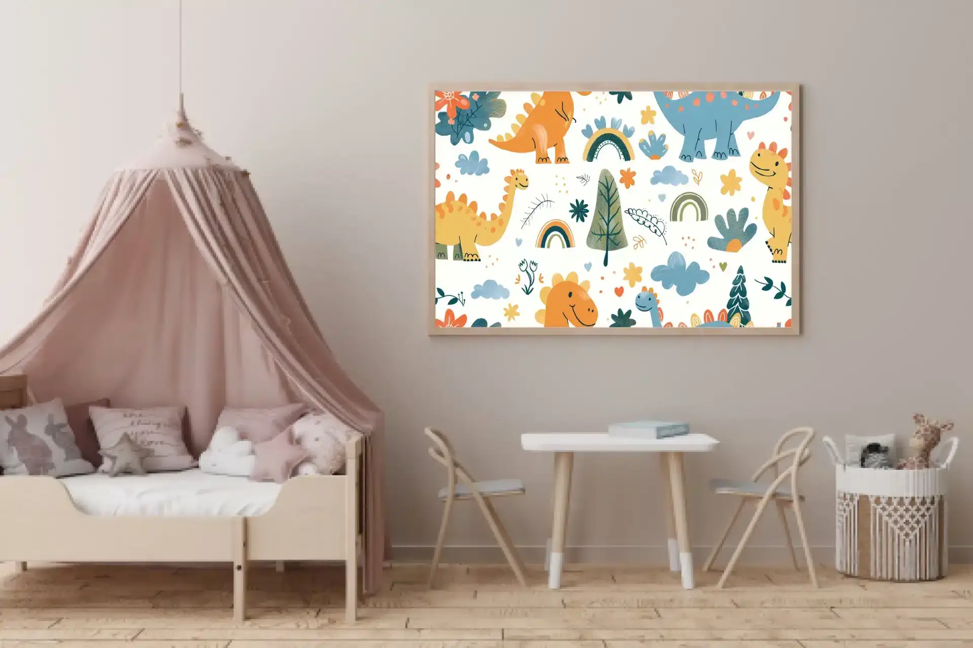 Happy Dino Friends Plakat