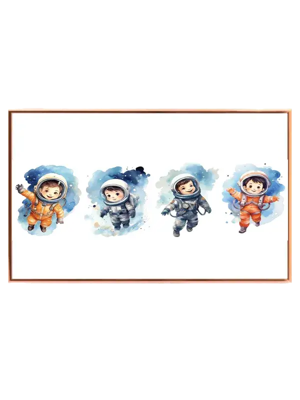 Playful Little Astronauts Adventure Plakat