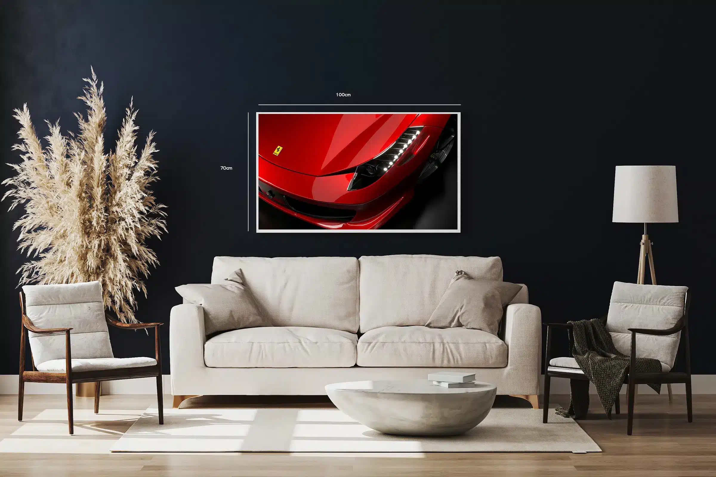 Ferrari Front Design Tæt På
