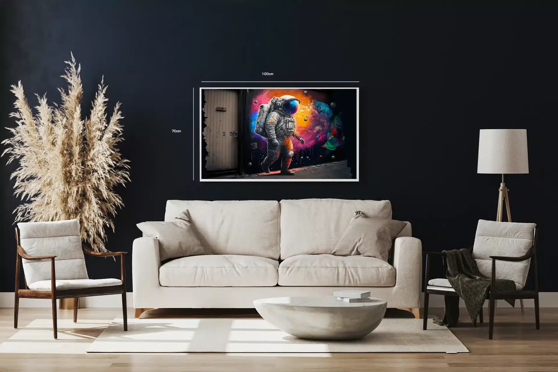 Skæv Astronaut Plakat