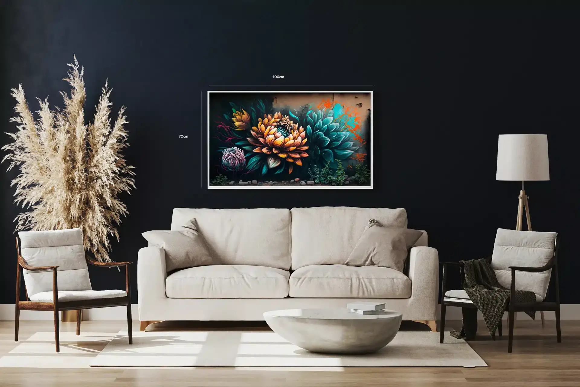 Krom Blomster Plakat