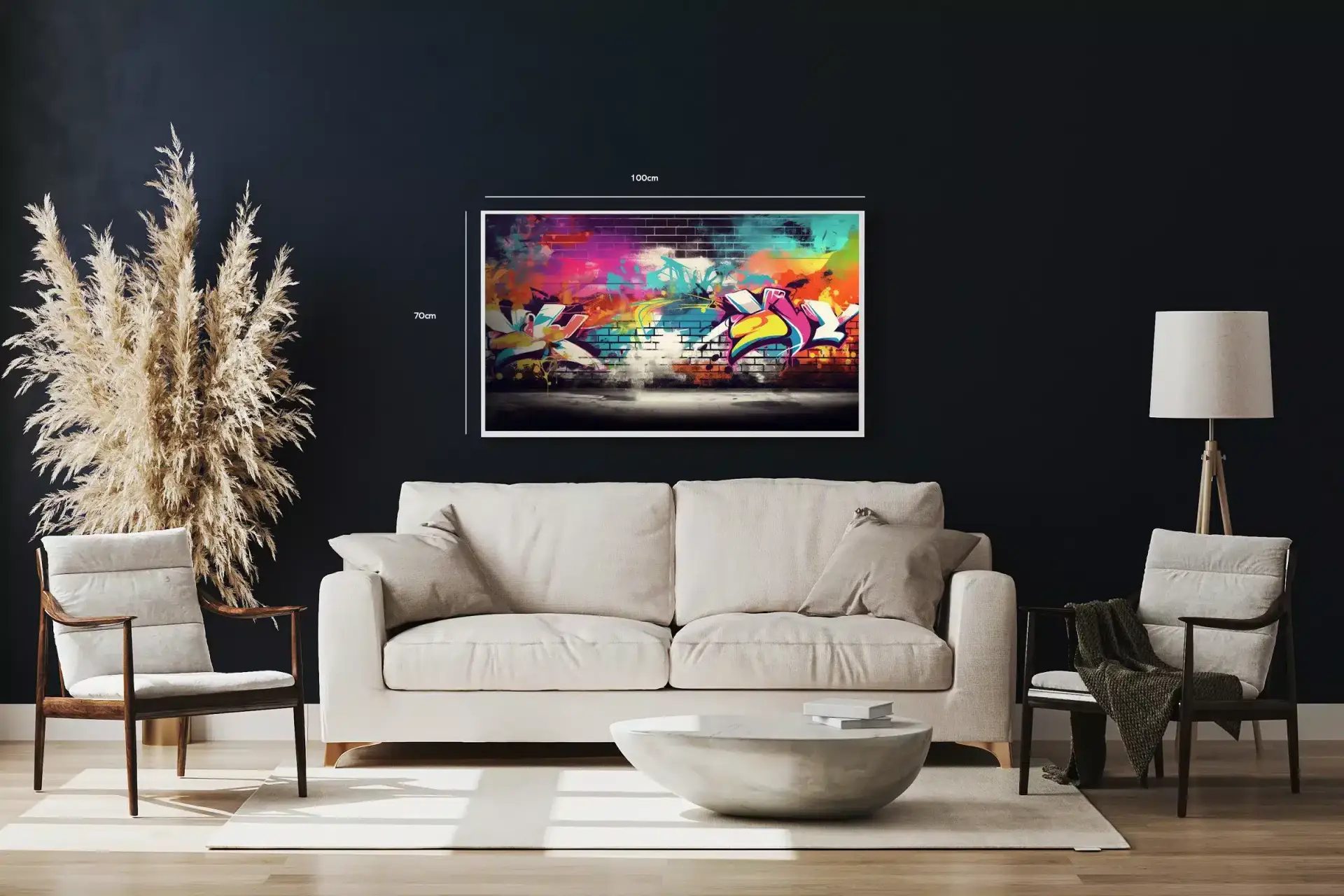 Krom Fragment Silhuet Plakat