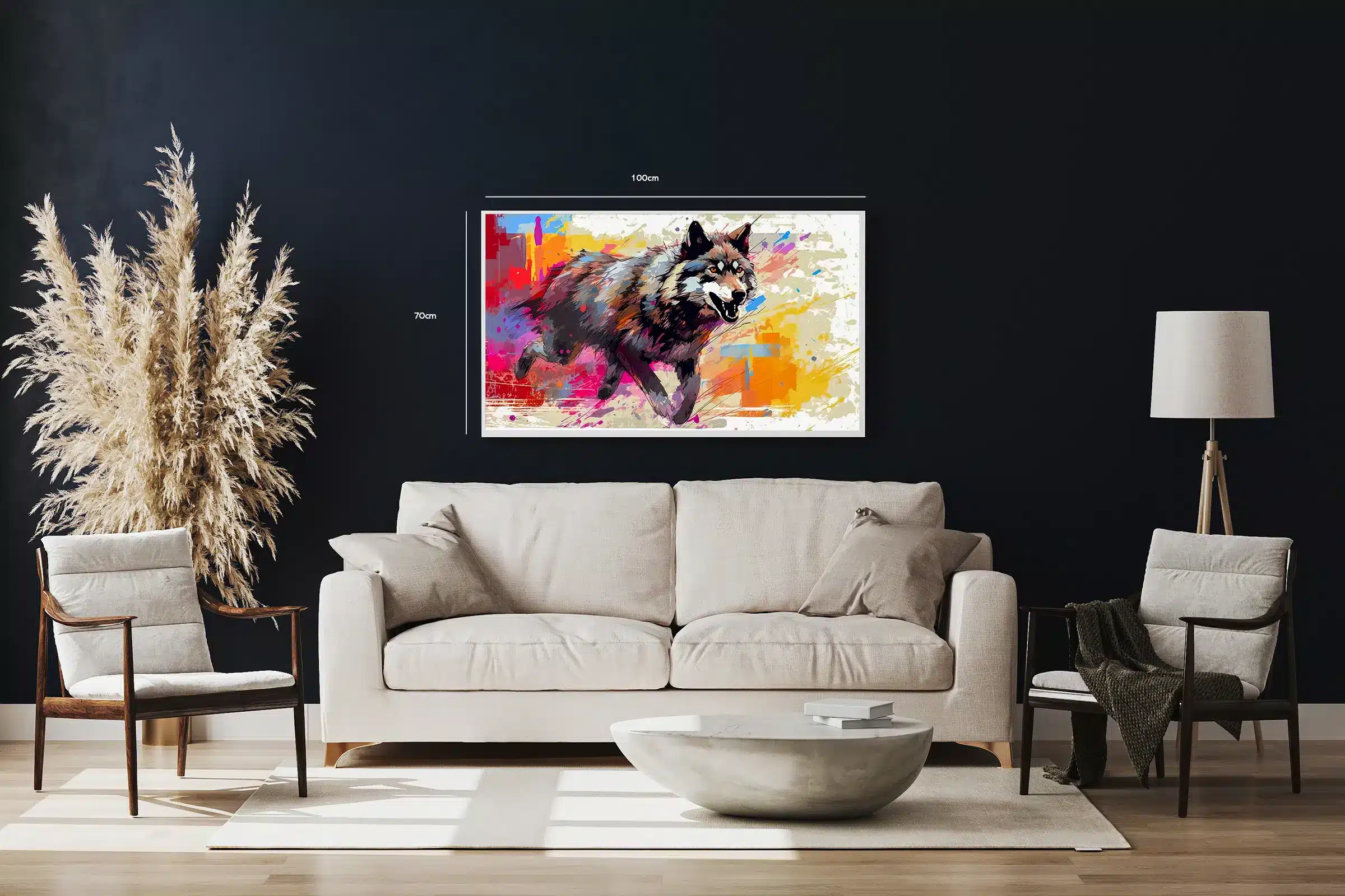 Sort Murværk Edition GF34 Plakat