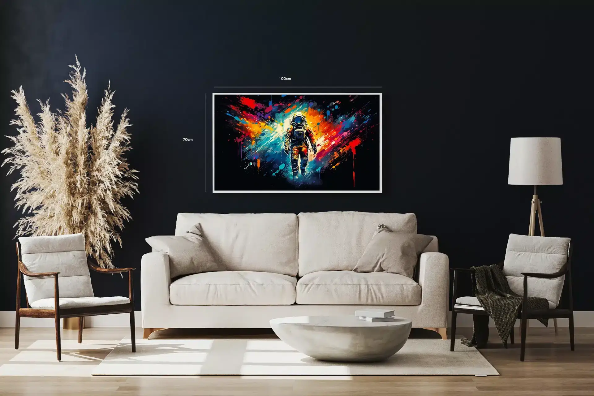 Skæv Astronaut Edition GF49 Plakat