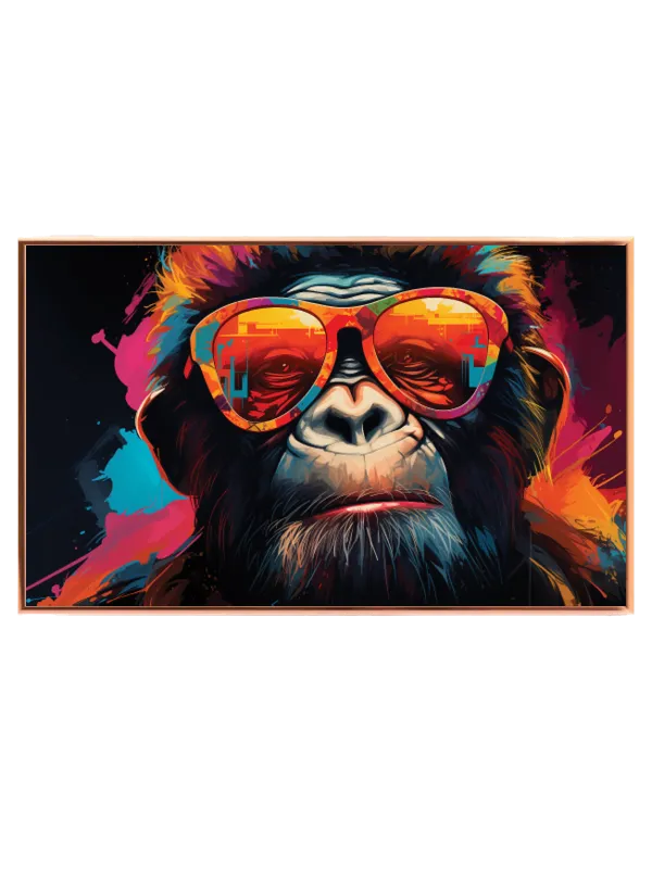 Natlig Solbriller Kontrast Plakat