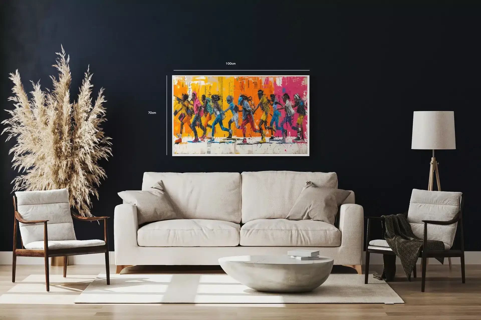 Neon Signatur Puls Plakat
