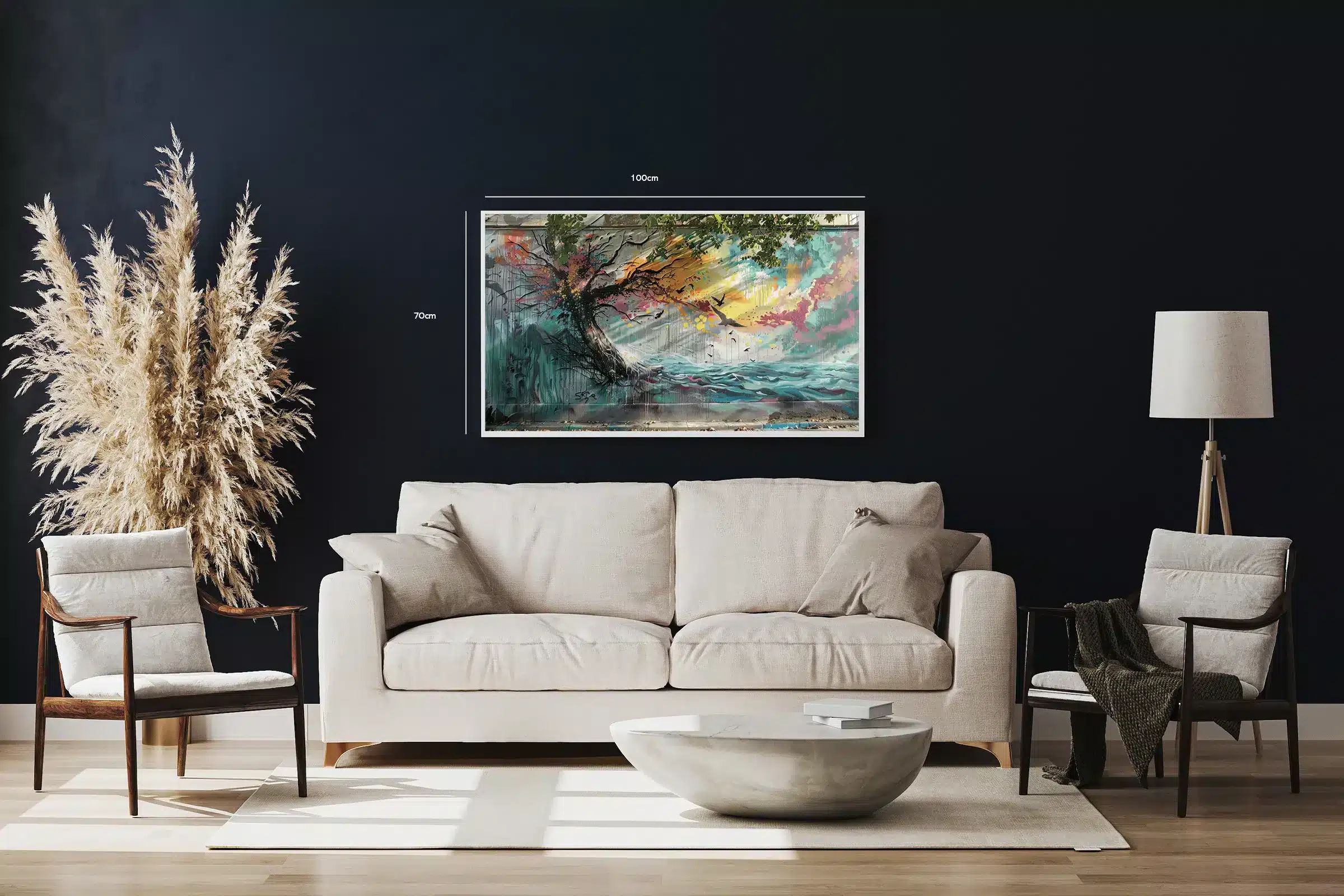 Sort Silhuet Edition GF73 Plakat