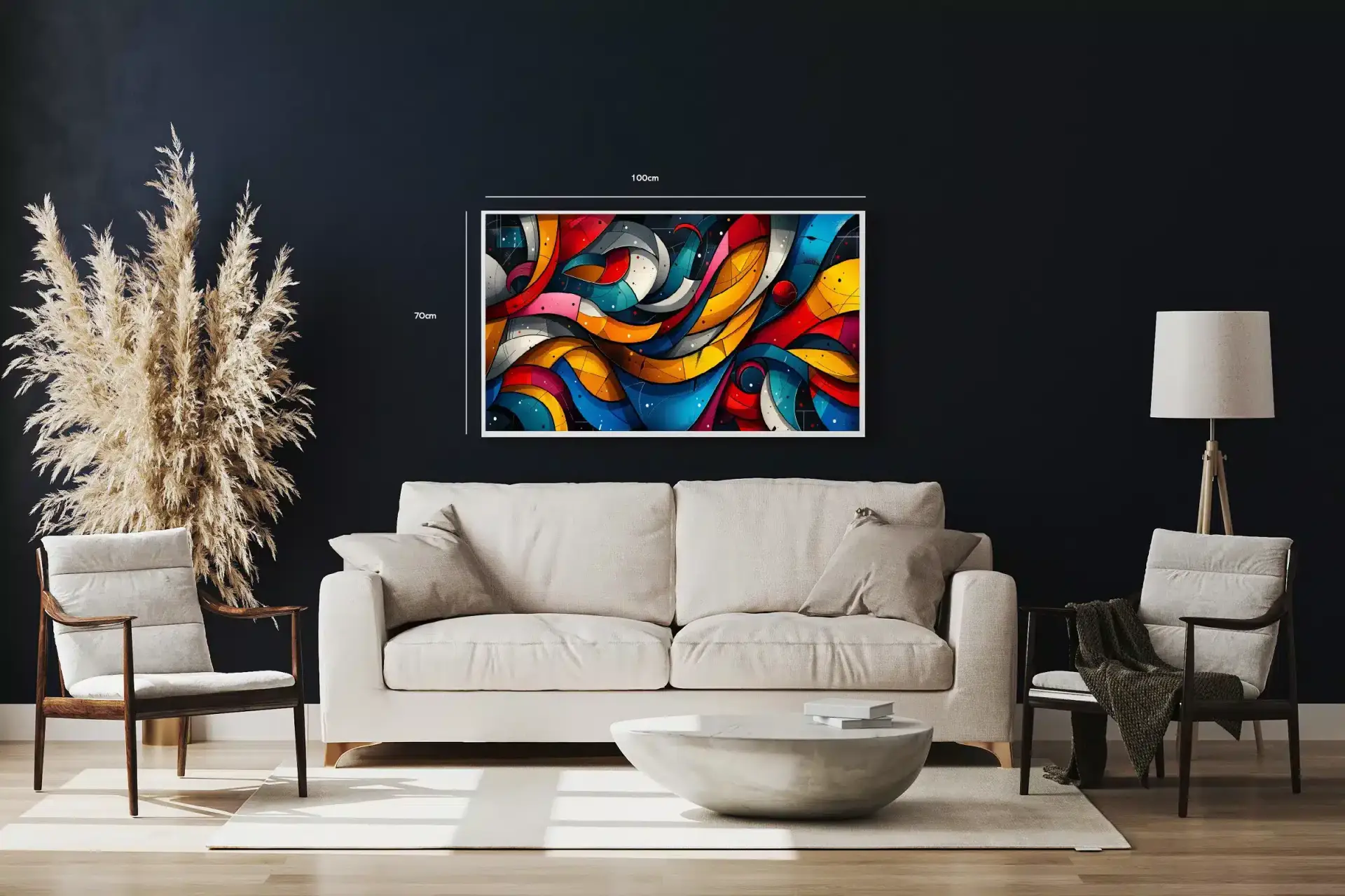 Sort Kontur Edition GF77 Plakat