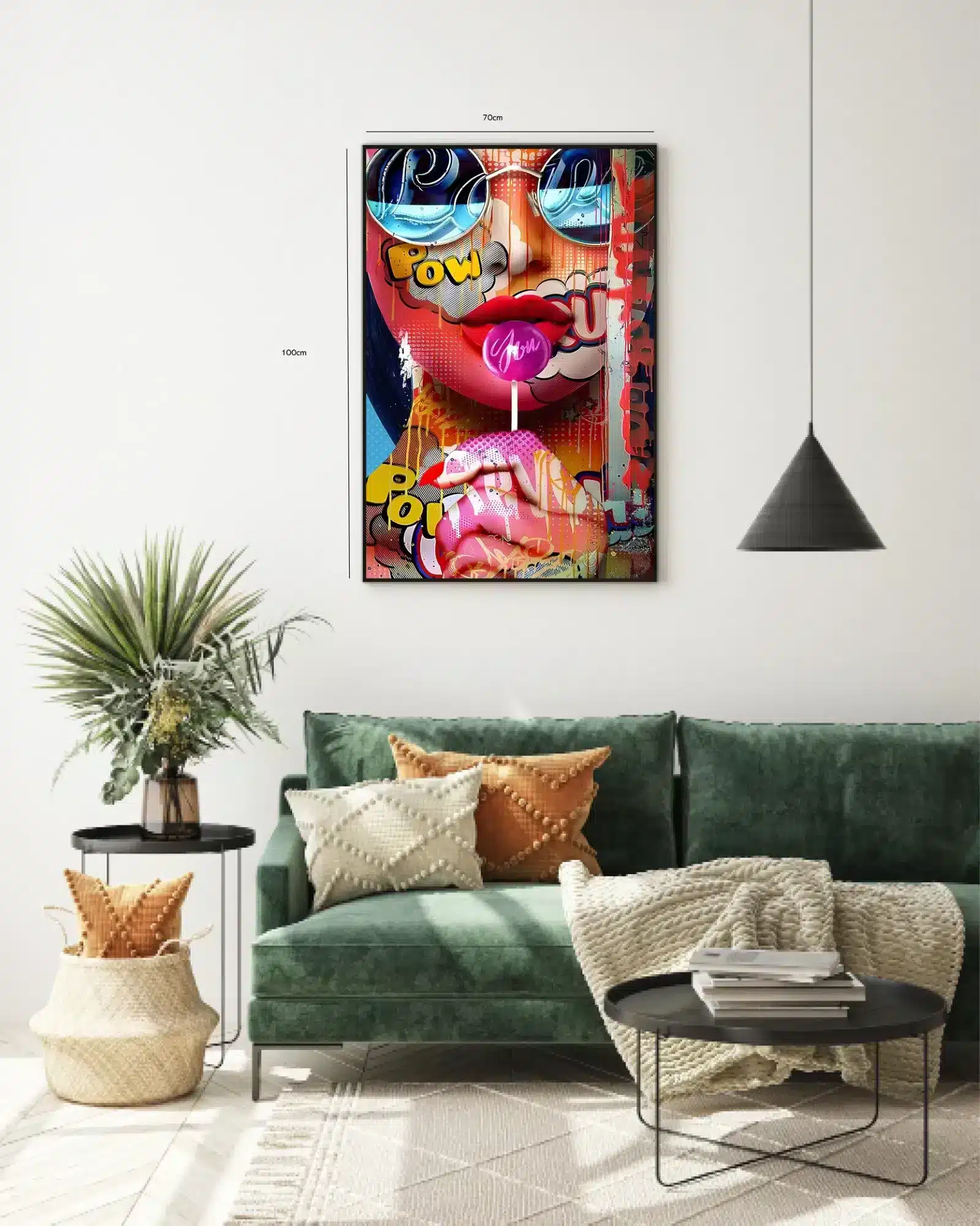 Pop Art Læber med Slik