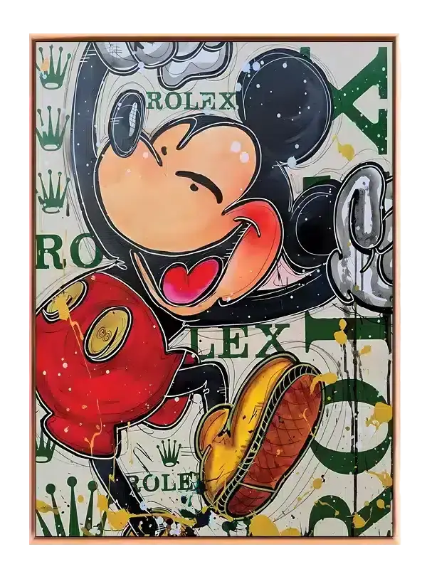 Graffiti Mus med Rolex Mønster