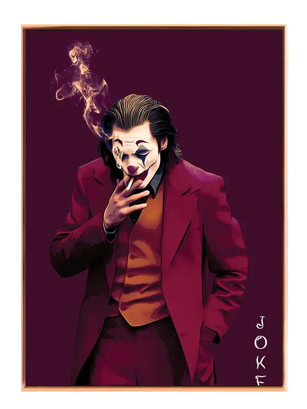 Joker med Cigaret Røg