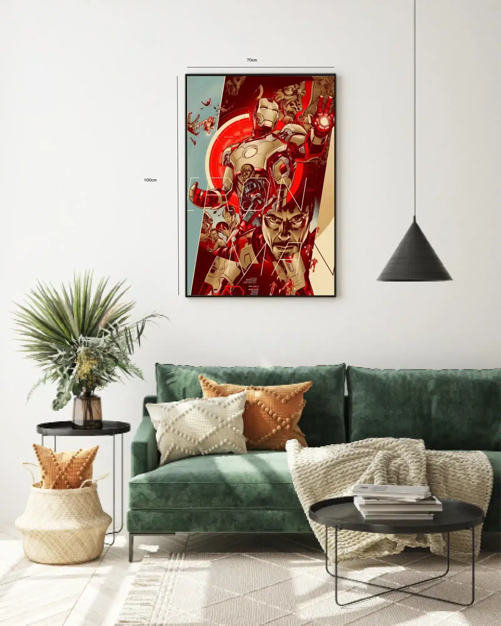 Iron Man Rød Collage