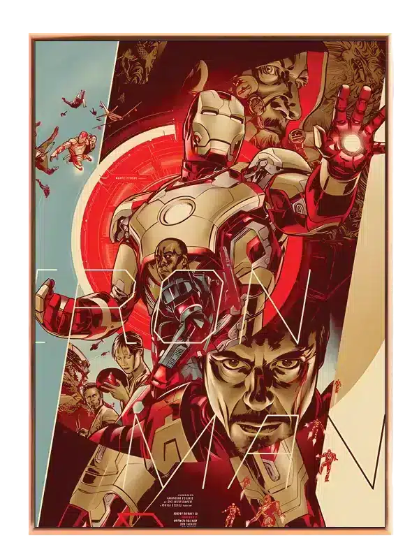 Iron Man Rød Collage