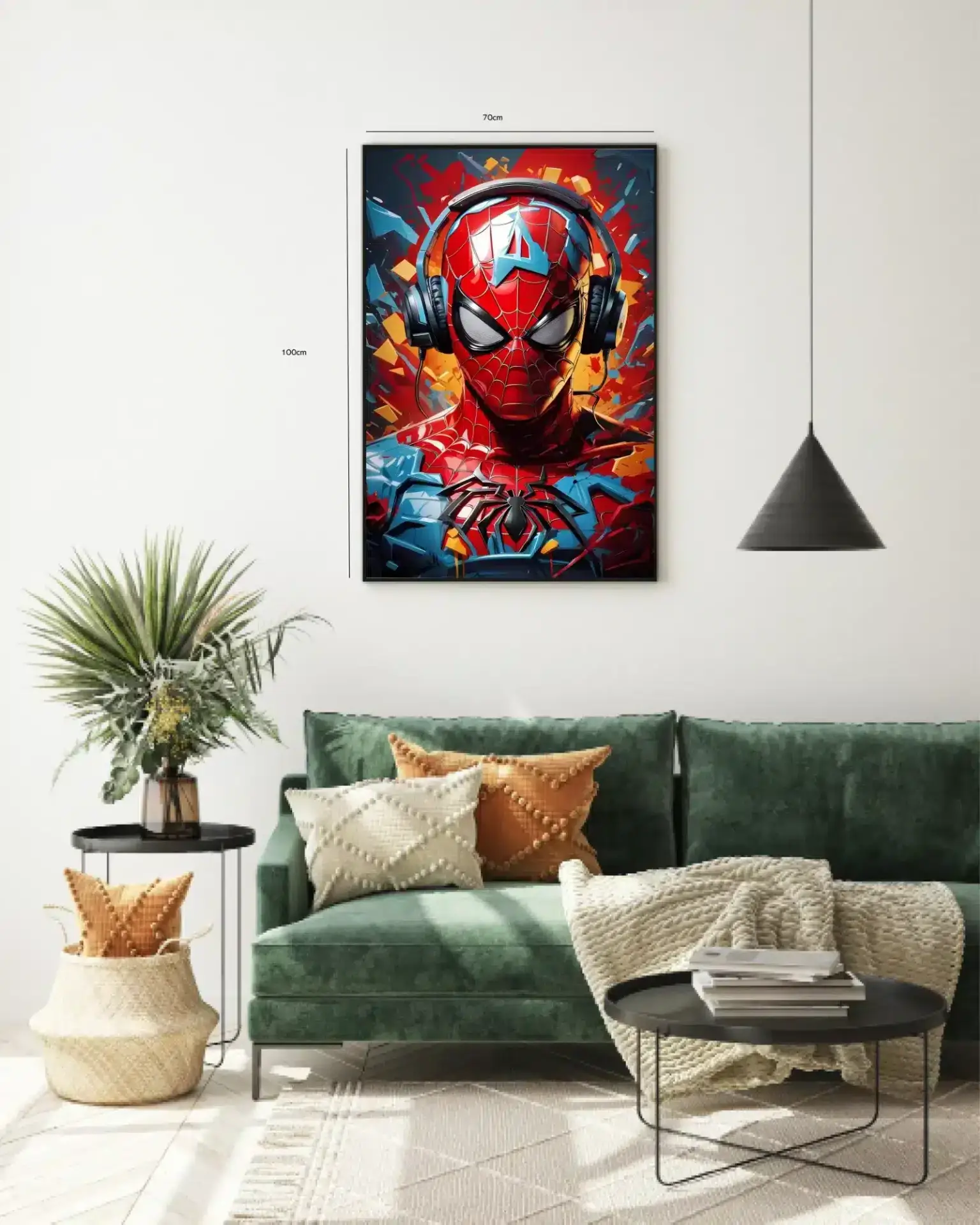 Spider-man med Hovedtelefoner