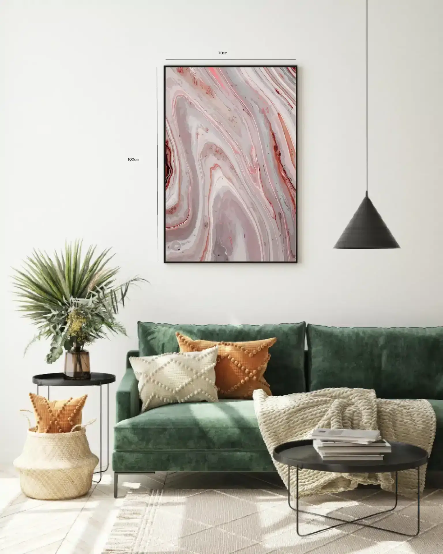 Crimson Vein Flow Plakat