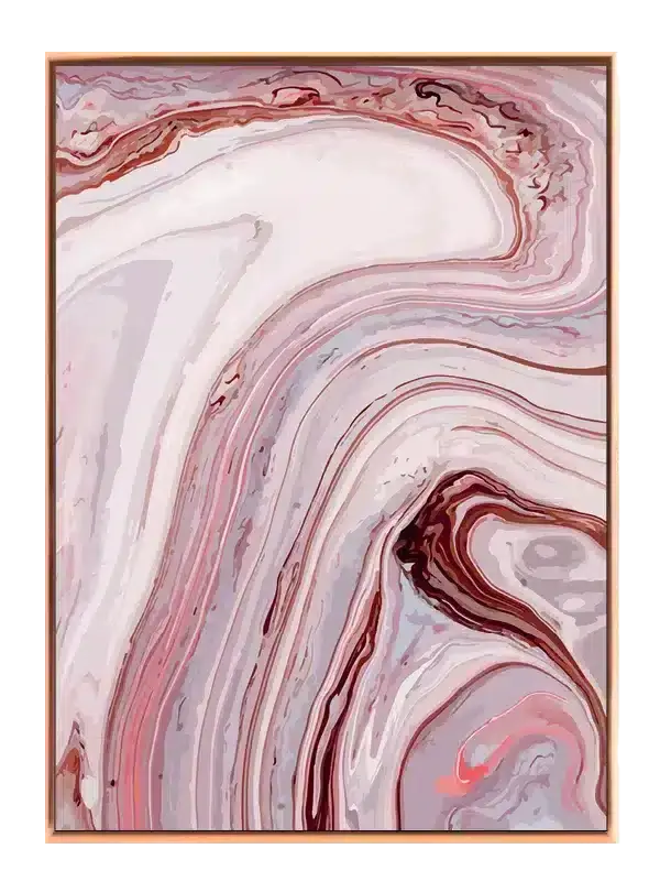 Crimson Veins Flow Plakat