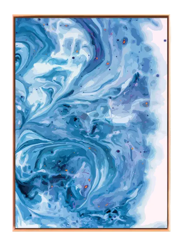 Cerulean Fluid Veins Plakat