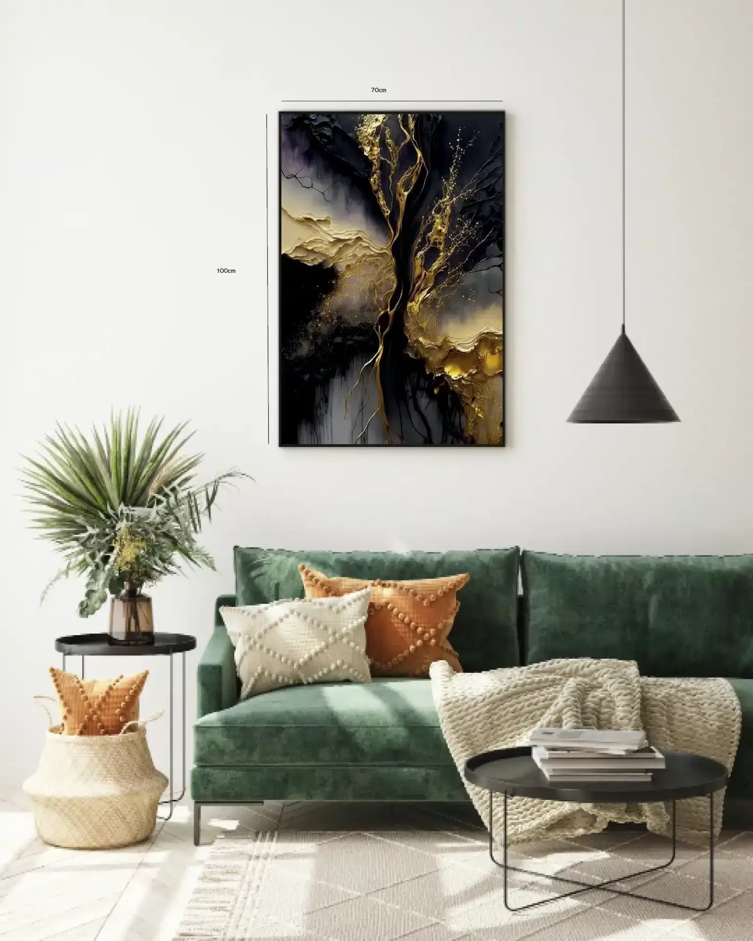 Golden Flow Motion Plakat