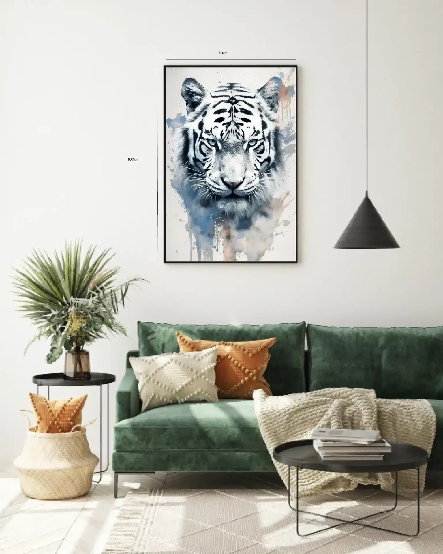 Frosted Tiger Gaze Plakat
