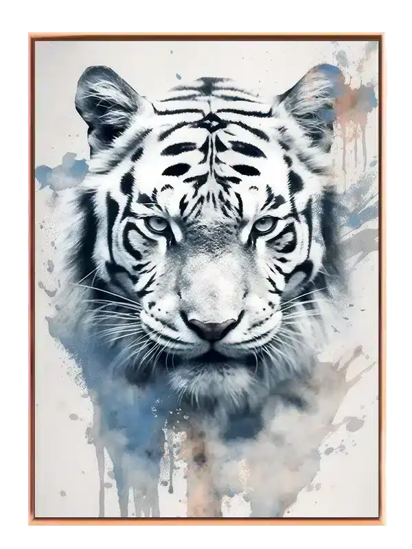 Frosted Tiger Gaze Plakat