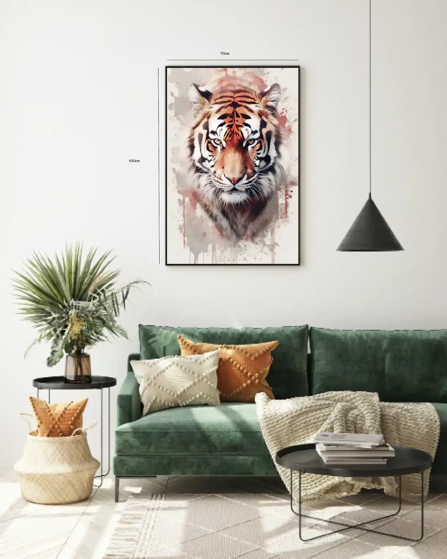 Fierce Tiger Gaze Plakat