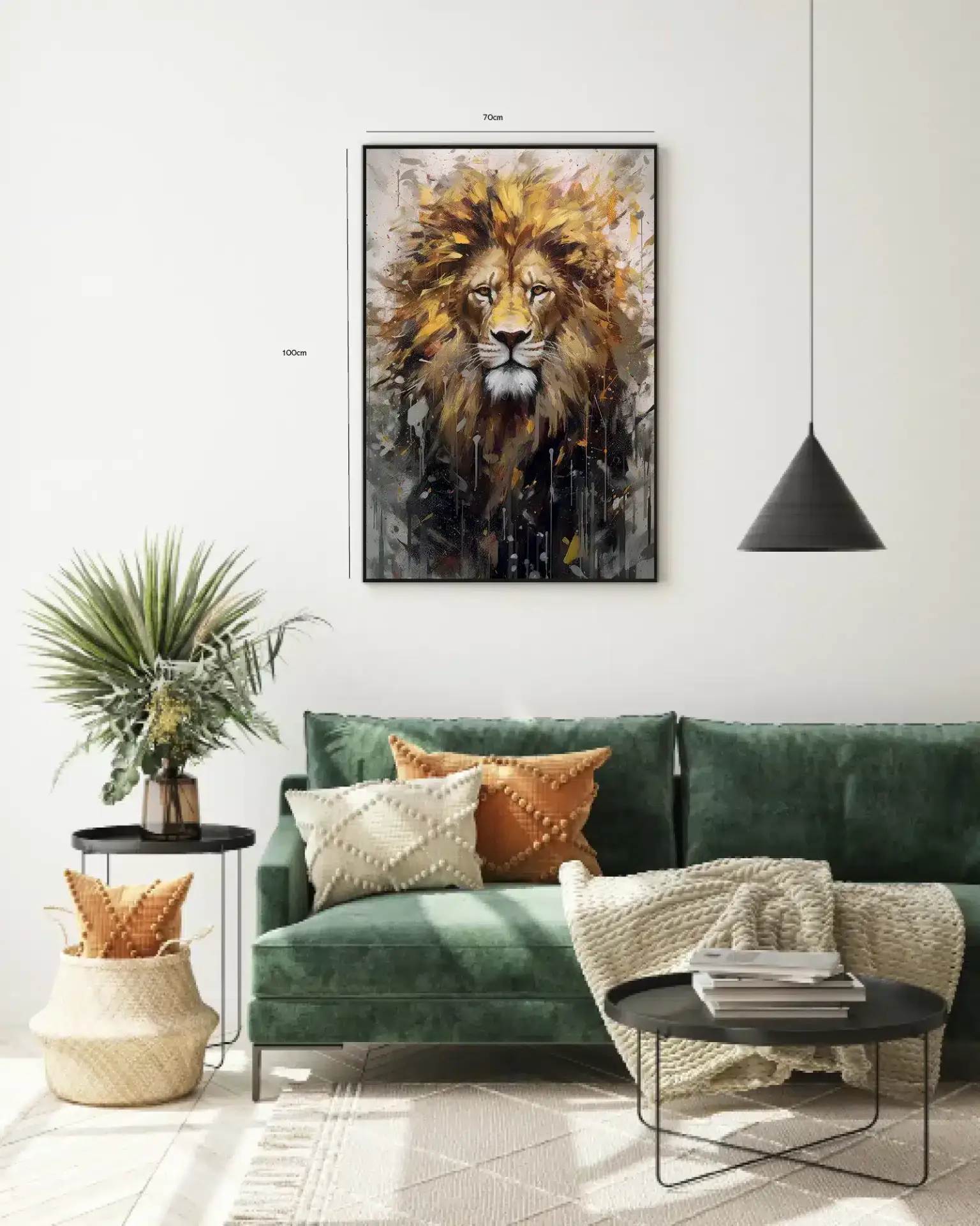 Regal Flame Lion Plakat
