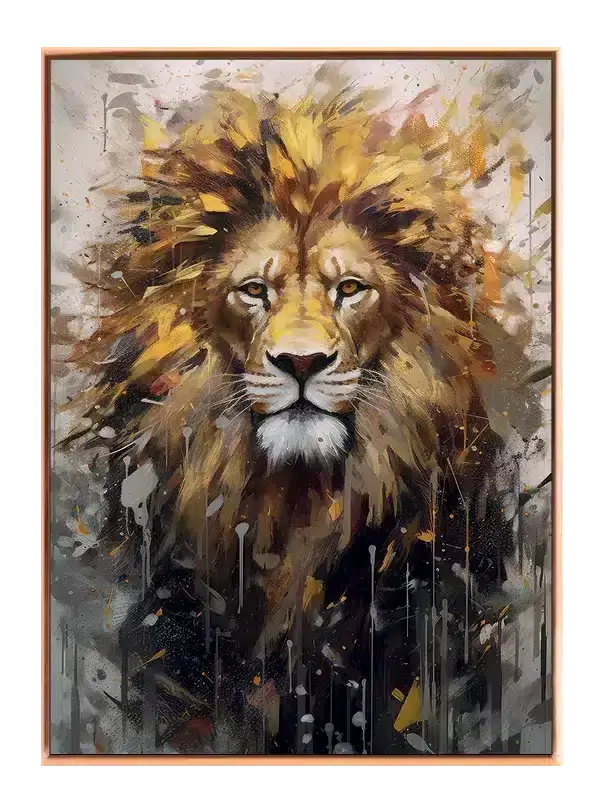 Regal Flame Lion Plakat