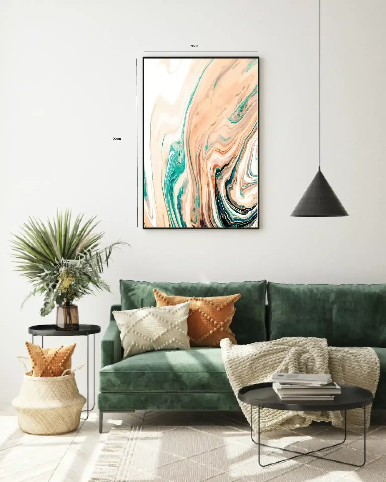 Marble Veins Flow Plakat