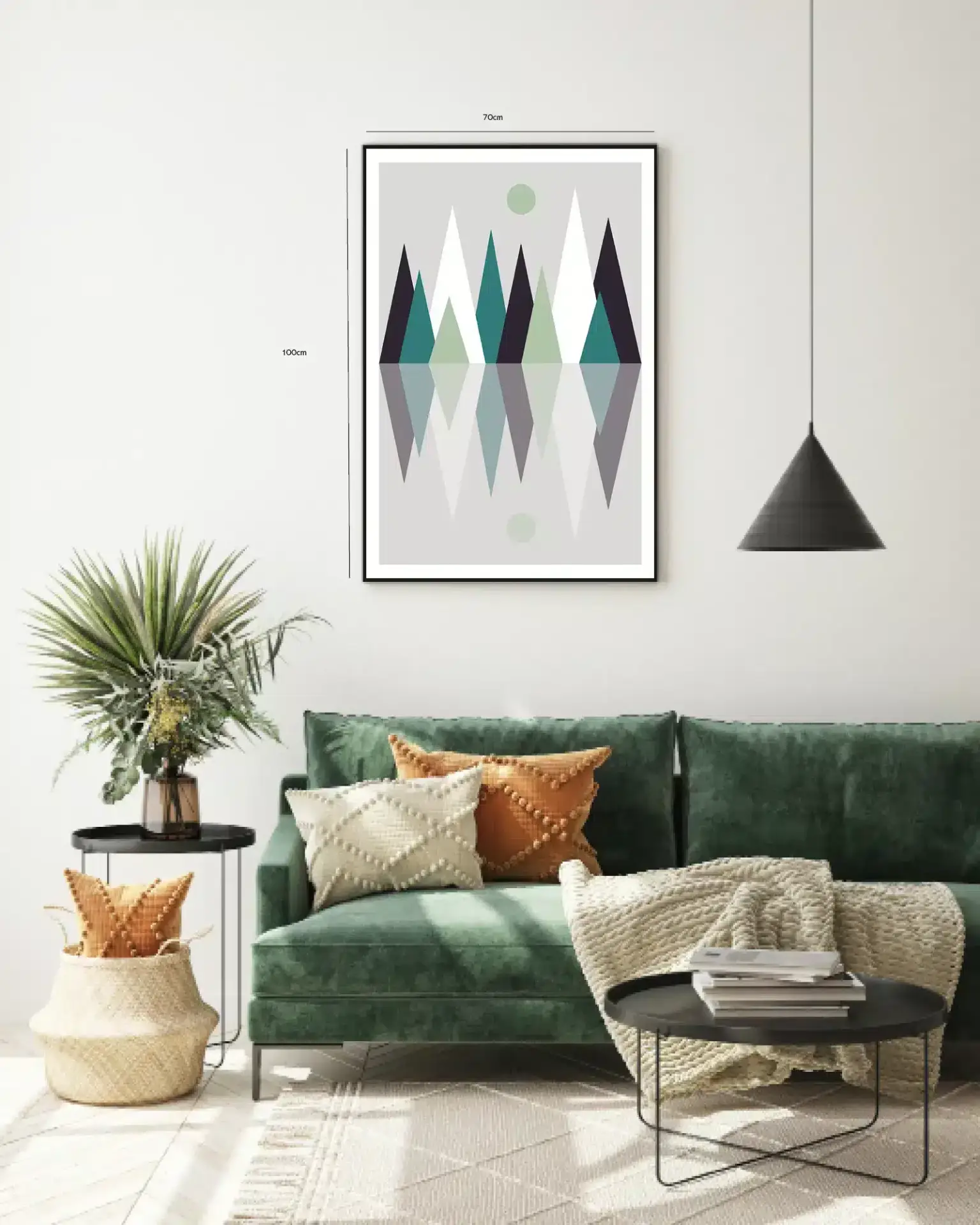 Pine Peak Reflection Plakat
