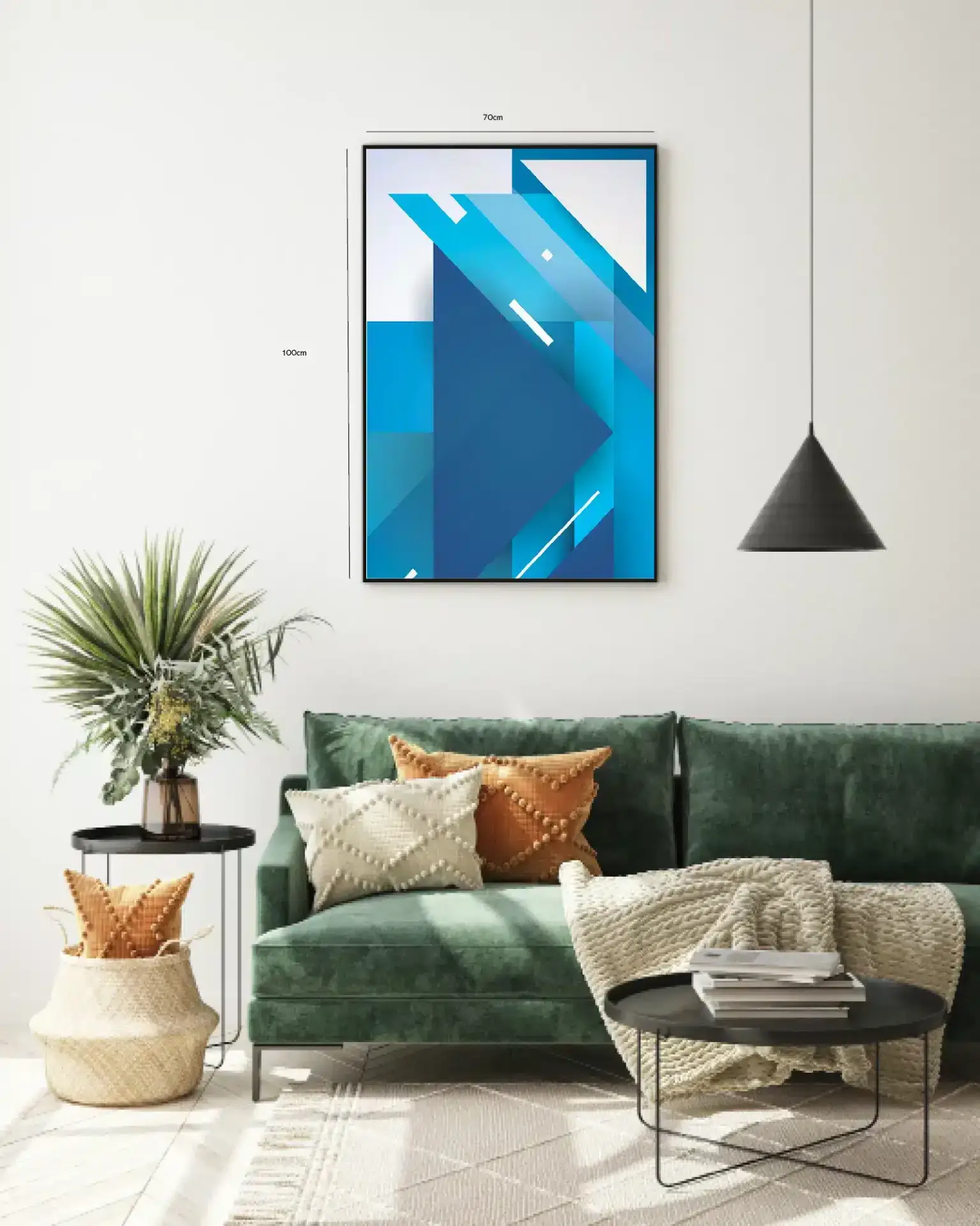 Azure Prism Layers Plakat